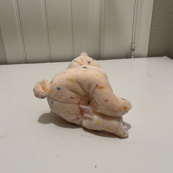 TY Beanie Baby Beanie Bellies Peaches Pink Peach Easter Bunny 6" Rabbit Plush - Picture 7 of 8